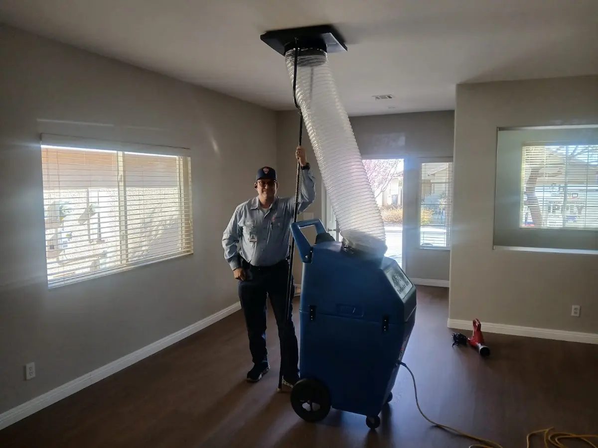 Professional Dryer Vent Cleaning work inside a Indiantown home